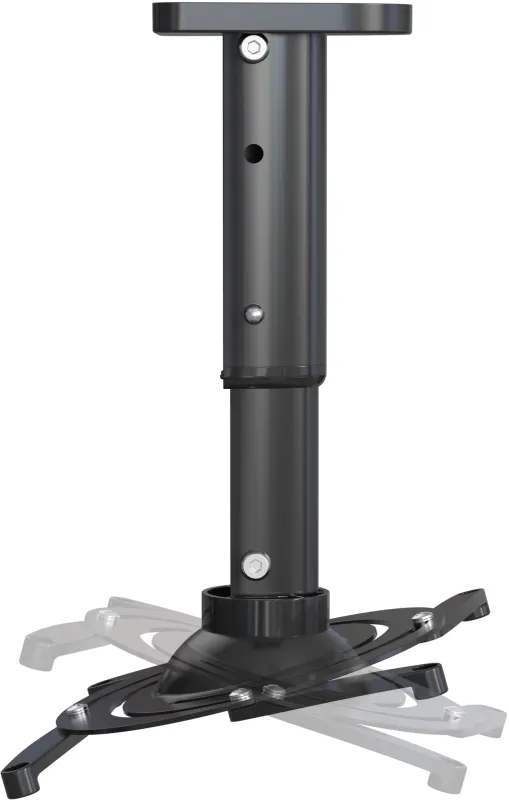 Кронштейн для проектора Cactus CS-VM-PR05M-BK черный макс.21кг потолочный поворот и наклон