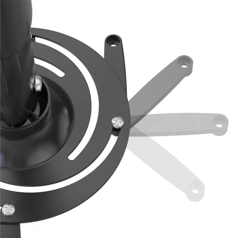 Кронштейн для проектора Cactus CS-VM-PR05M-BK черный макс.21кг потолочный поворот и наклон