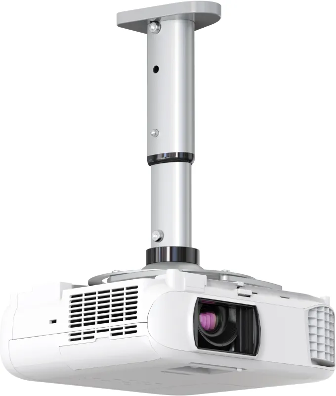 Кронштейн для проектора Cactus CS-VM-PR05M-AL серебристый макс.24кг потолочный поворот и наклон