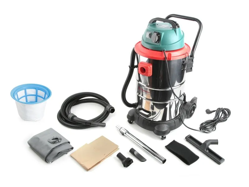 Строительный пылесос Hammer Flex PIL50A 1400Вт (уборка: сухая/влажная) серебристый