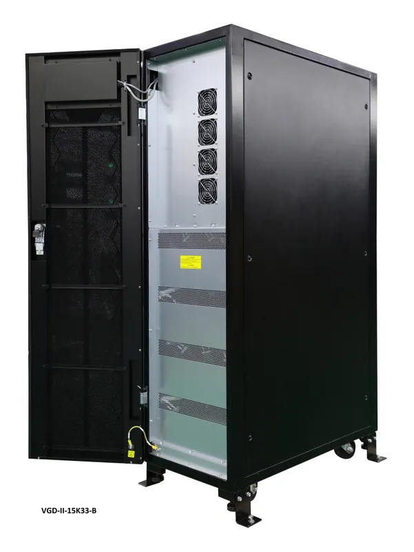 Powercom Vanguard-II 33, 15kVA/15kW; 400V in/out, without batteries
