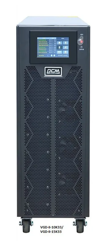 Powercom Vanguard-II 33, 15kVA/15kW; 400V in/out, without batteries