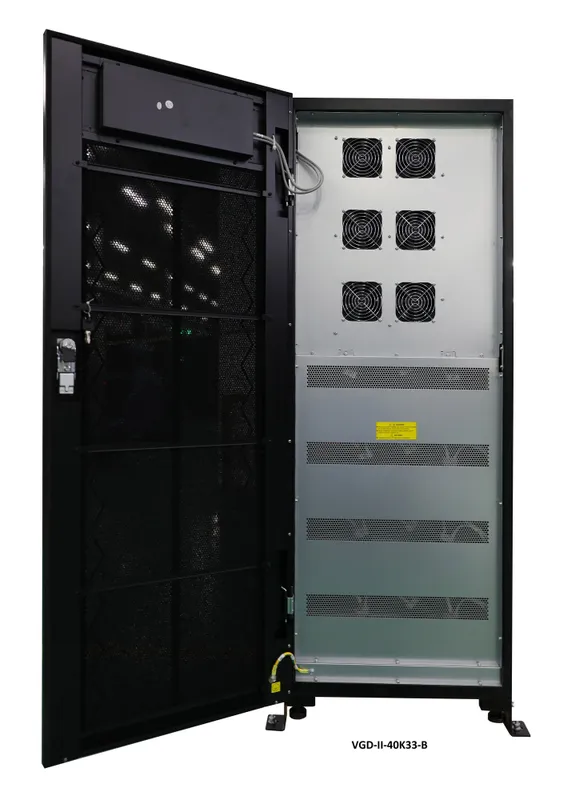 Источник бесперебойного питания Powercom VGD-II-40K33 40000Вт 40000ВА черный