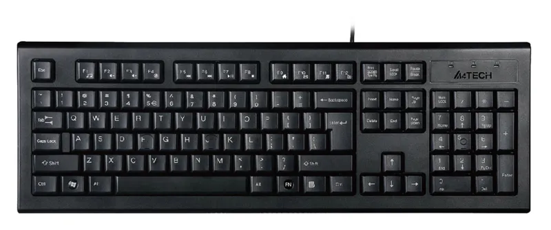 Клавиатура + мышь A4Tech KR-8520D клав:черный мышь:черный USB
