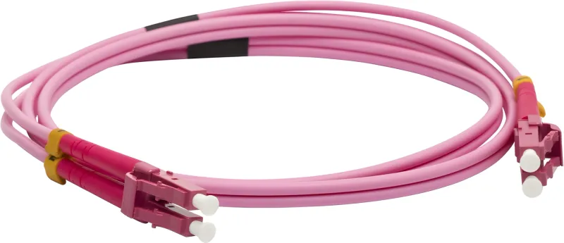 Патч-корд Lanmaster LAN-2LC-2LC/OM4-2.0 2x50/125 OM4 LC дуплекс-LC дуплекс 2м LSZH розовый
