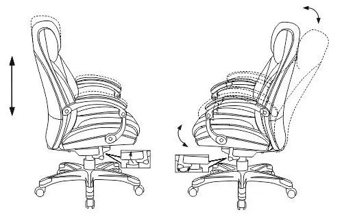 Кресло руководителя Бюрократ T-9921 черный рец.кожа/кожзам крестовина пластик пластик серебро