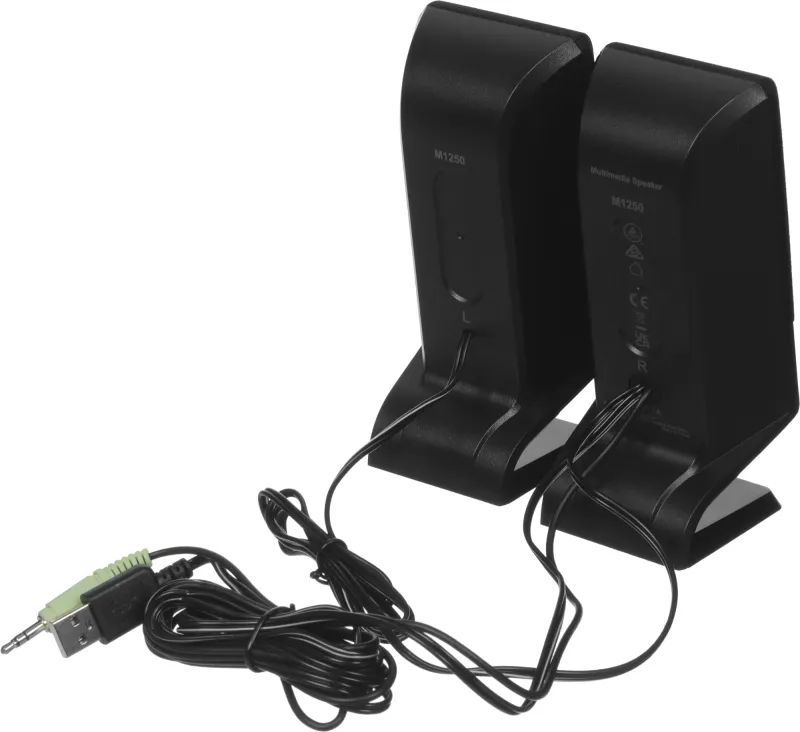 Колонки Edifier M1250 2.0 черный 1.2Вт