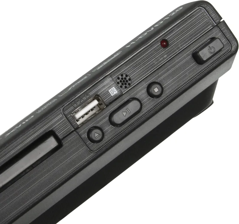 Плеер DVD Hyundai H-DVD120 черный ПДУ