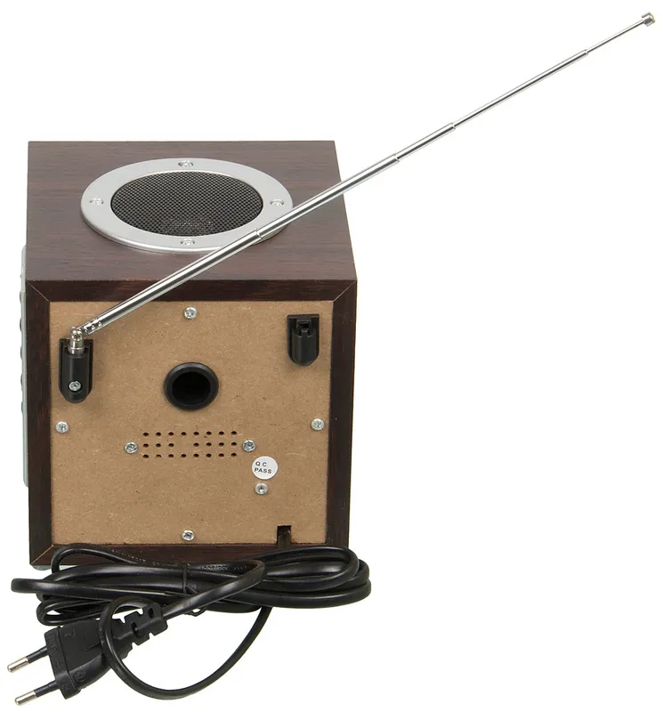 Радиоприемник настольный Hyundai H-SRS200 вишня USB SD/microSD