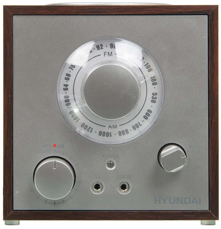 Радиоприемник настольный Hyundai H-SRS200 вишня USB SD/microSD