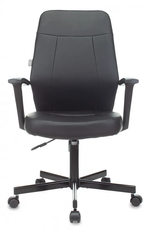 Кресло Бюрократ CH-605 черный эко.кожа крестов. металл черный