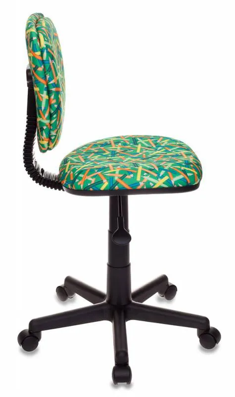 Кресло детское Бюрократ CH-204NX зеленый карандаши крестов. пластик