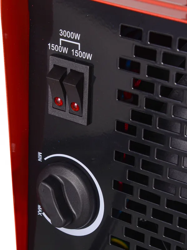 Тепловая пушка электрическая Ресанта ТЭПК-3000 3000Вт красный/черный