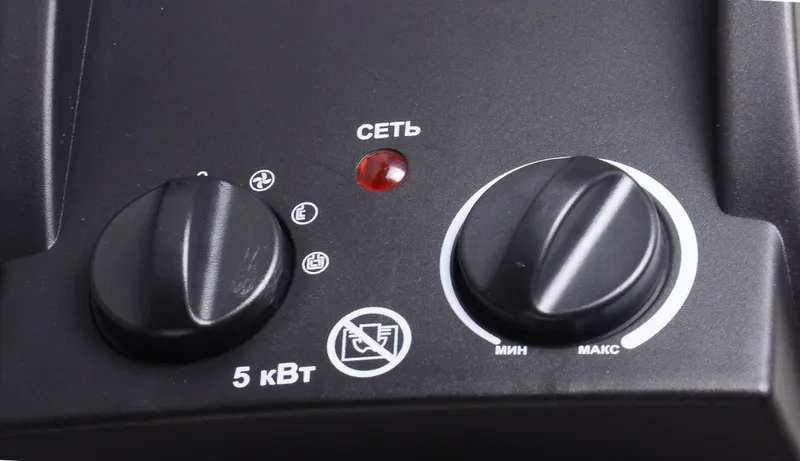 Тепловая пушка электрическая Ресанта ТЭПК-5000K красный/черный