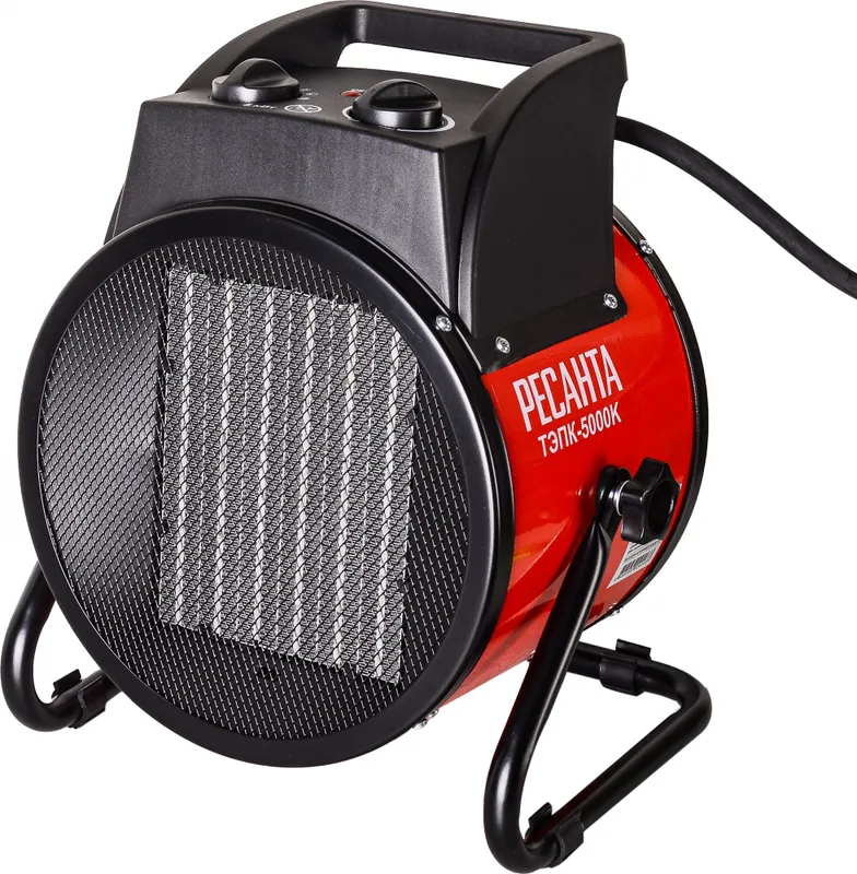 Тепловая пушка электрическая Ресанта ТЭПК-5000K красный/черный