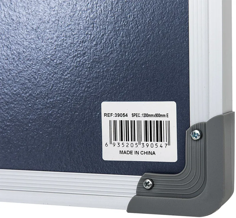 Доска пробковая Deli E39054 пробка 90x120см алюминиевая рама