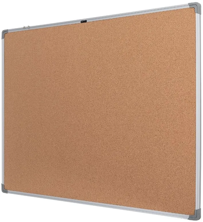 Доска пробковая Deli E39054 пробка 90x120см алюминиевая рама