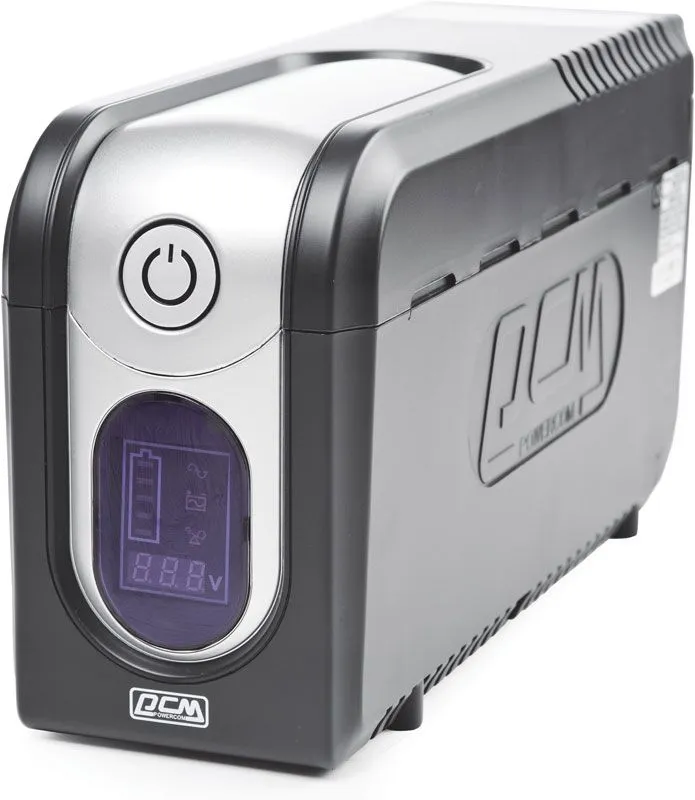Powercom Back-UPS IMPERIAL, Line-Interactive, 825VA/495W, Tower, 5*IEC320-C13 (2 surge & 3 batt), LCD, USB (507309)