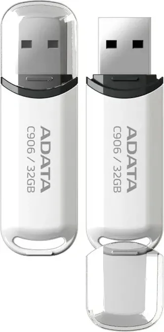 Флеш Диск A-Data 32Gb Classic C906 AC906-32G-RWH USB2.0 белый