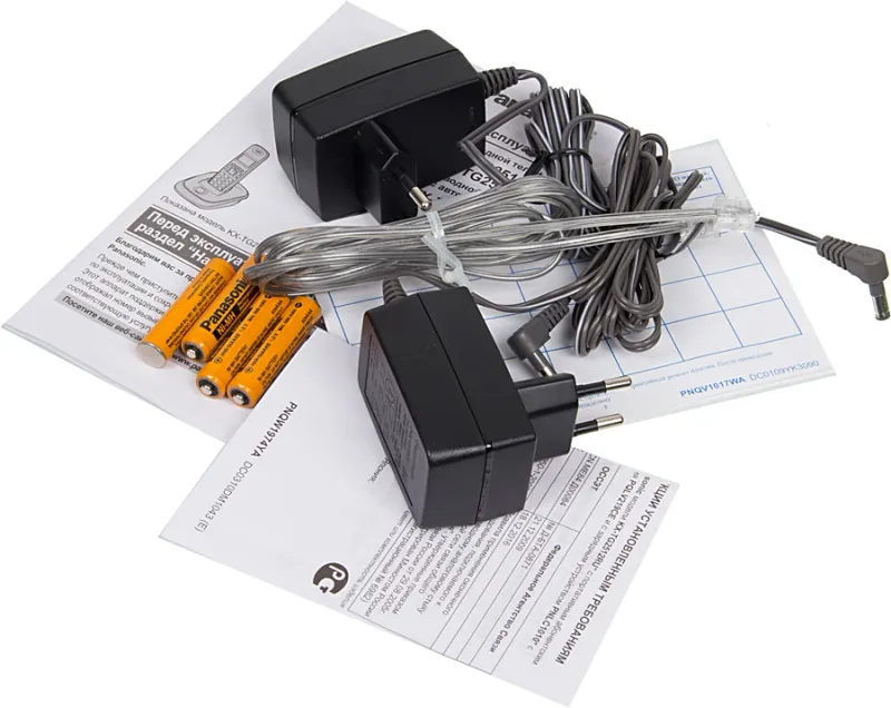 Р/Телефон Dect Panasonic KX-TG2512RU1 серый металлик (труб. в компл.:2шт) АОН