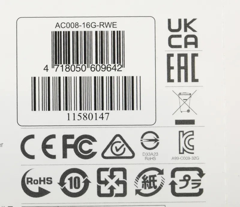 Флеш Диск A-Data 16Gb Classic C008 AC008-16G-RWE USB2.0 белый/синий