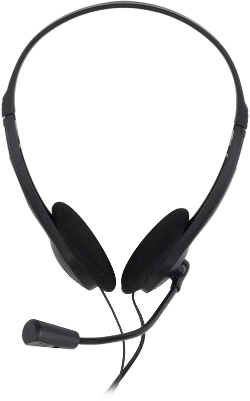 Наушники с микрофоном Оклик HS-M143VB черный 1.8м накладные оголовье (614036)
