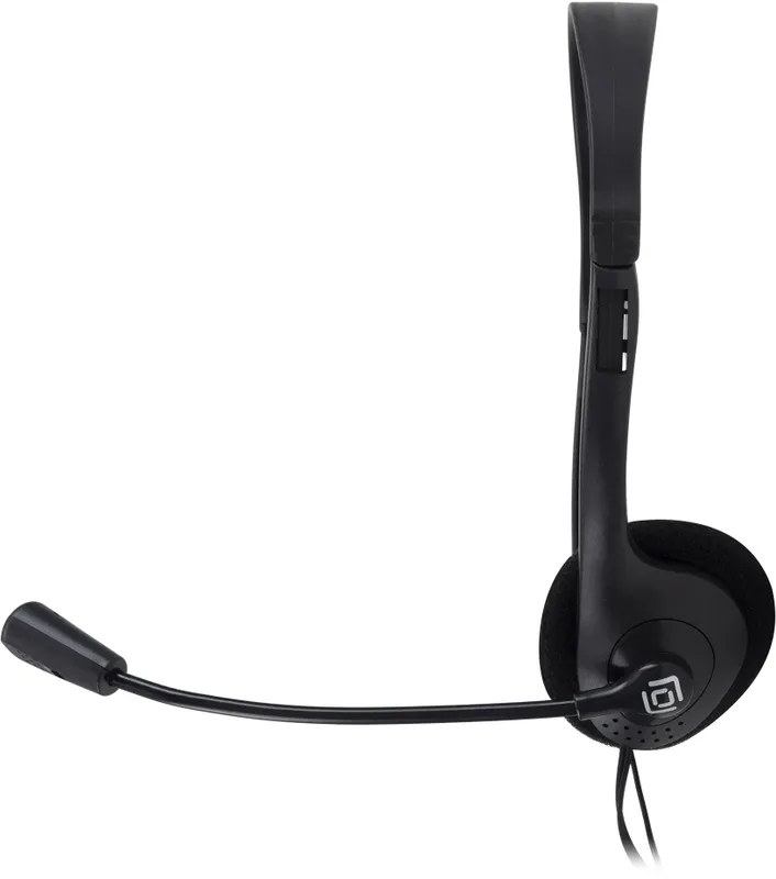 Наушники с микрофоном Оклик HS-M143VB черный 1.8м накладные оголовье (614036)