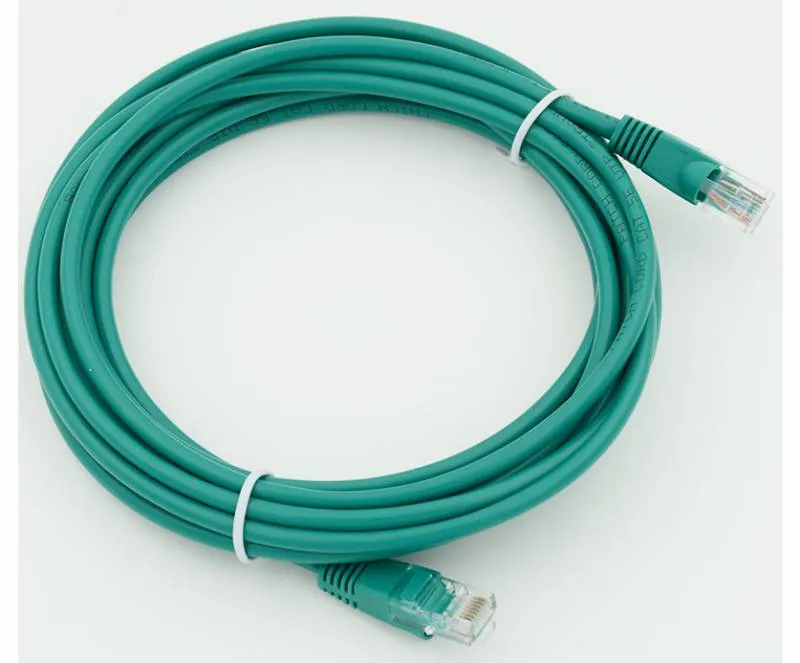 Патч-корд cat.5E molded 5м зеленый RJ-45 (m)-RJ-45 (m)