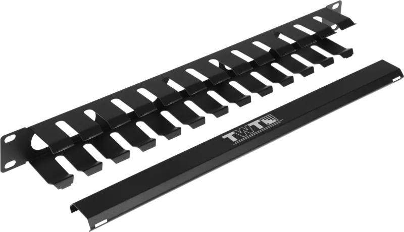 Органайзер Кабельный органайзер 19" c крышкой, 1U