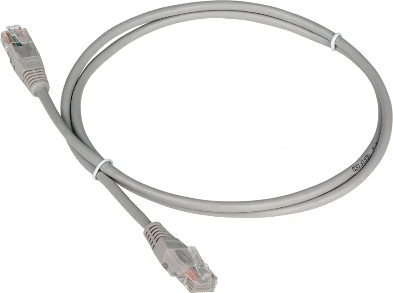 Патч-корд Lanmaster TWT-45-45-0.5-GY UTP RJ-45 вил.-вилка RJ-45 кат.5E 0.5м серый ПВХ (уп.:1шт)