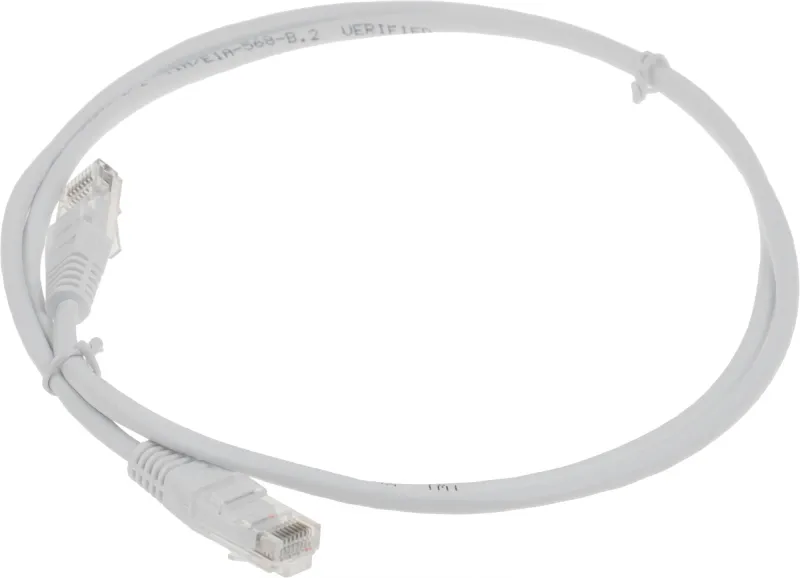 Патч-корд Lanmaster TWT-45-45-1.0-WH UTP RJ-45 вил.-вилка RJ-45 кат.5E 1м белый ПВХ (уп.:1шт)