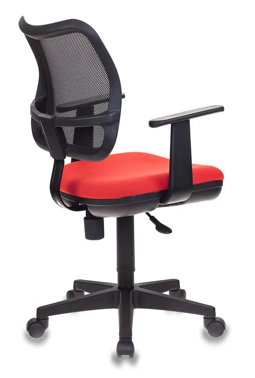 Кресло Бюрократ Ch-797AXSN черный сиденье красный 26-22 сетка/ткань крестов. пластик