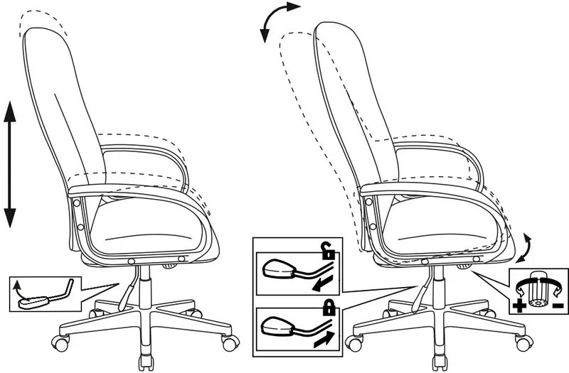 Кресло руководителя Бюрократ Ch-808AXSN синий TW-10 крестов. пластик