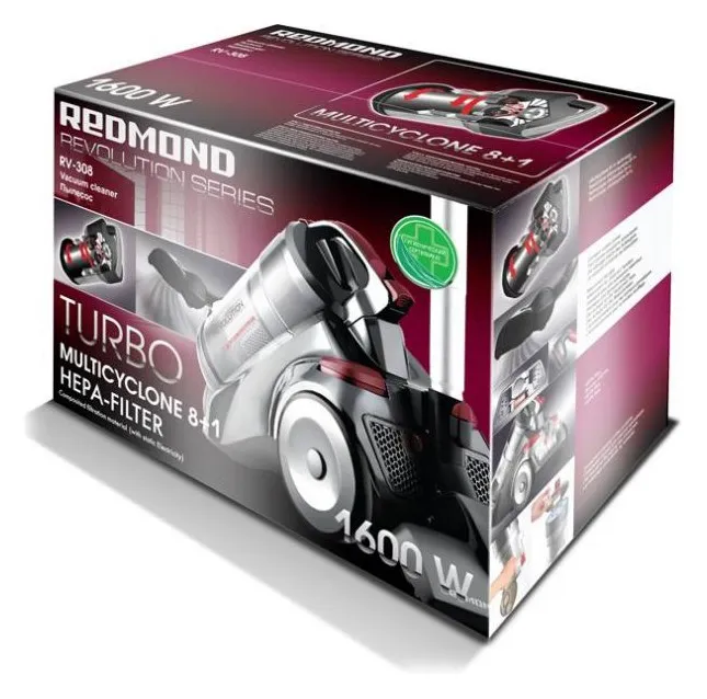 Пылесос Redmond RV-308 1600Вт серый