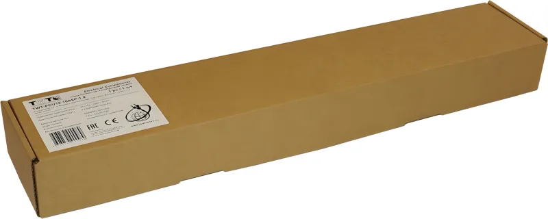 Блок розеток 19", 1-фазный с выключателем, 10A / 250V, 8xSchuko, шнур 3.0 м, вилка Schuko