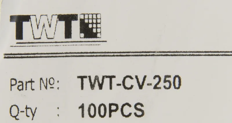 Стяжка пластиковая нейлоновая 4,8х252мм, 100шт