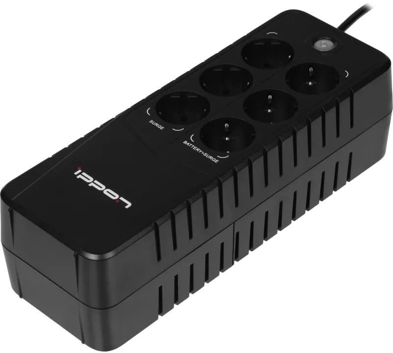 Источник бесперебойного питания Ippon Back Verso 800 420Вт 800ВА черный