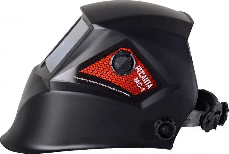 Маска сварщика Ресанта МС-1 филь.:хамел. кл.:1/1/1/2 см.экр.92x42мм черный (65/13)