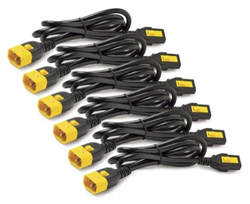 Патч-корд APC AP8704S-WW C14-C13 1.22м чёрный ПВХ (уп.:6шт)