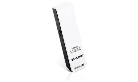 Сетевой адаптер TP-Link TL-WN727N, N150 Wi-Fi USB адаптер, до 150 Мбит/с на 2,4 ГГц, USB 2.0, кнопка WPS
