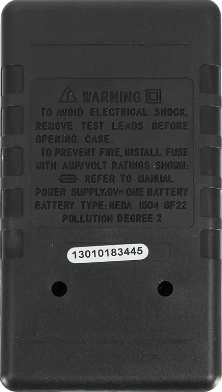 Мультиметр Ресанта DT 832 цифровой черный