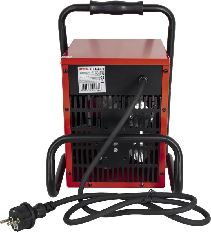 Тепловая пушка электрическая Ресанта ТЭП-3000 3000Вт красный