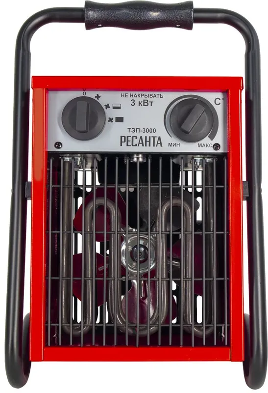 Тепловая пушка электрическая Ресанта ТЭП-3000 3000Вт красный