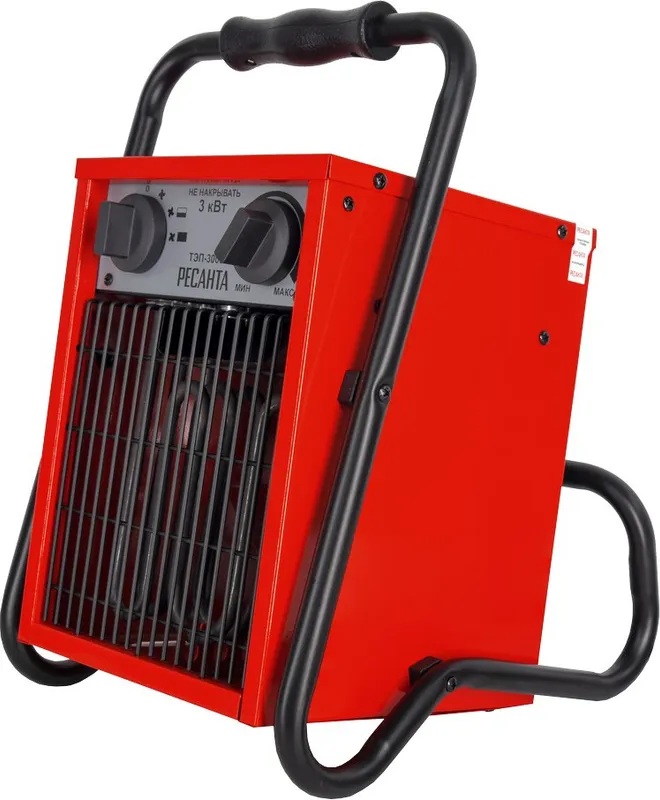 Тепловая пушка электрическая Ресанта ТЭП-3000 3000Вт красный