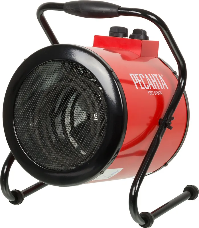 Тепловая пушка электрическая Ресанта ТЭП-5000К 5000Вт красный