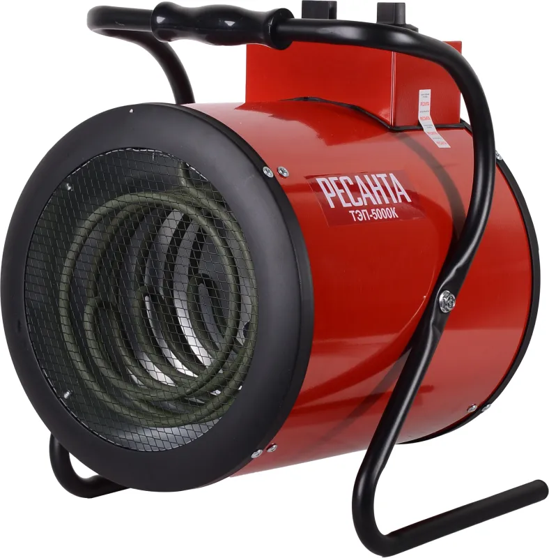 Тепловая пушка электрическая Ресанта ТЭП-5000К 5000Вт красный
