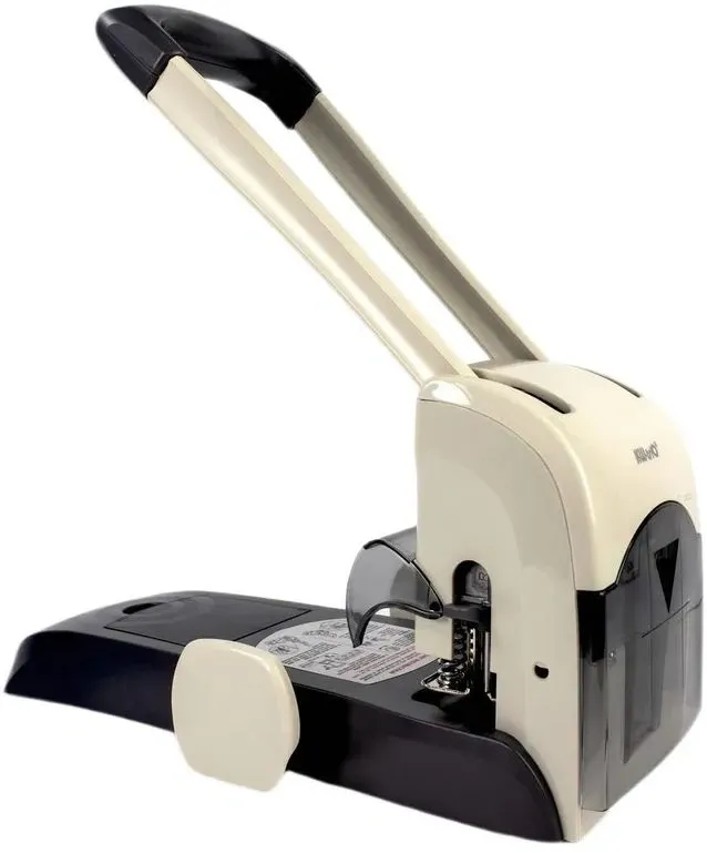 Дырокол Kw-Trio Lever-Tech HD 9556 макс.:200лист. металл серый отв.:2 с линейкой