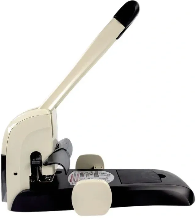 Дырокол Kw-Trio Lever-Tech HD 9556 макс.:200лист. металл серый отв.:2 с линейкой