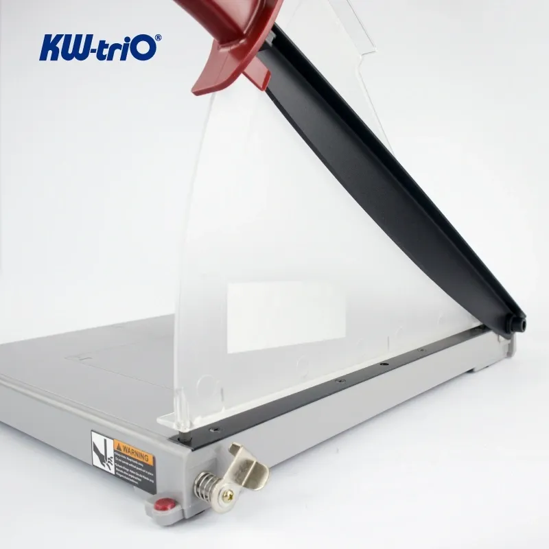 Резак сабельный Kw-Trio 3911 B4/10лист./385мм/ручн.прижим/защитный экран