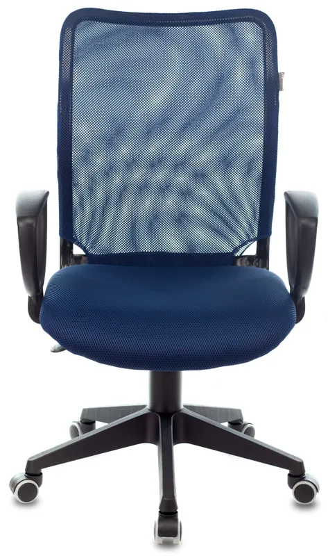 Кресло Бюрократ CH-599AXSN темно-синий TW-05N сиденье темно-синий TW-10N крестов. пластик